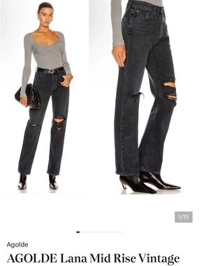 Agolde Lana Mid Rise Vintage jeans